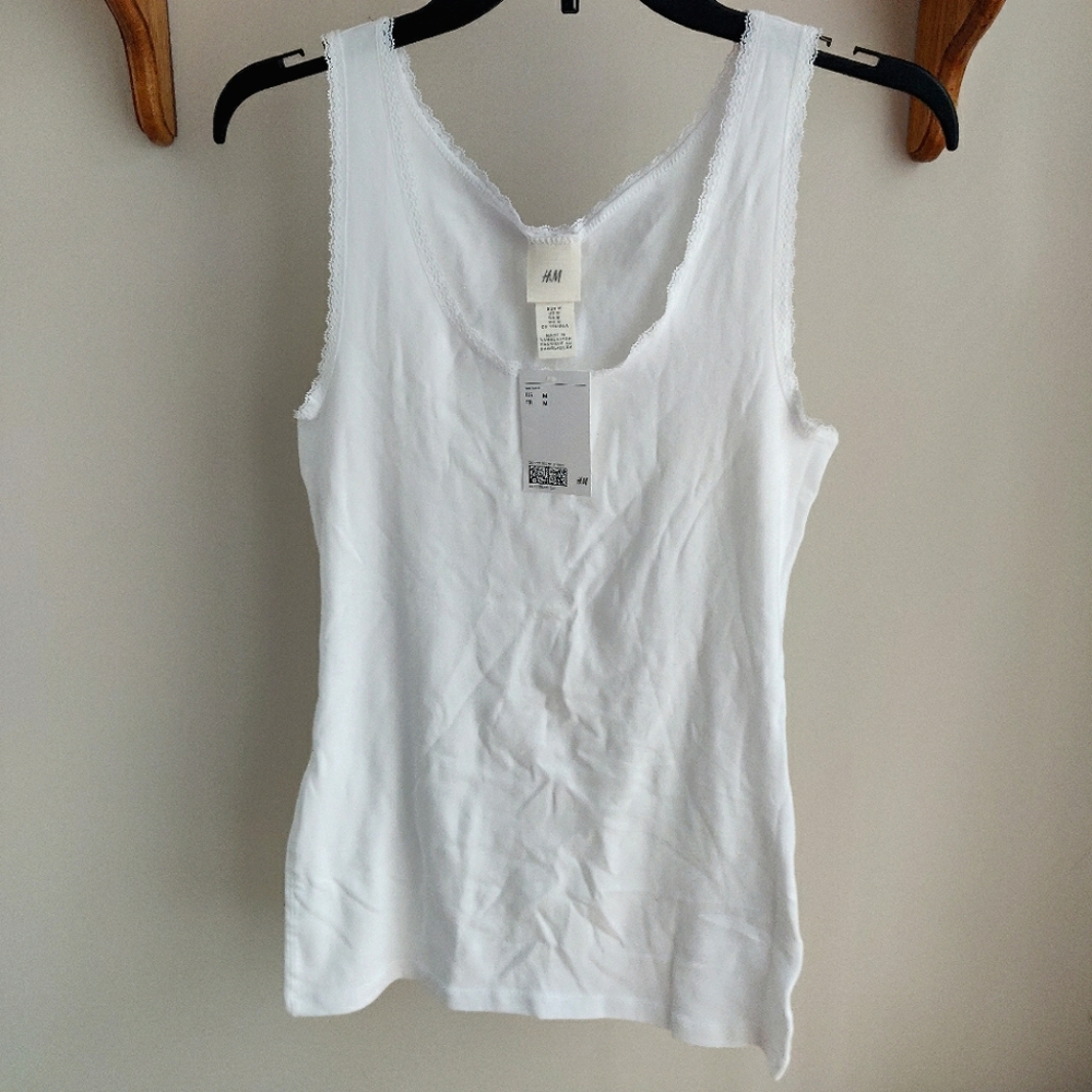 NEW white tank top